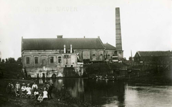  Foto van stoomgemaal De Voogt aan de Waverdijk vanaf de Hoofdtocht , 1920