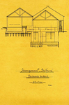  Fragment van doorsnede bestaande toestand van stoomgemaal Bethune, 1907