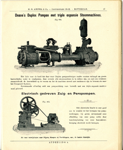 Documentatie over onderdelen van stoomgemalen, 1899