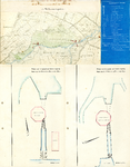  Collage van kaarten uit de ligger der afwatering van de Uithoornsche polder, 1924