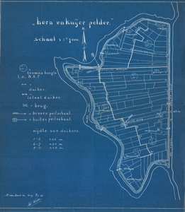  Kaart van de Horn en Kuijerpolder, 1938