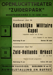 301866 Weekprogramma 8-14 juni 1952 : Koninklijke Militaire Kapel, Zuid-Hollands Orkest,