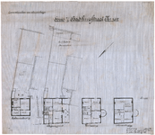 104 Badhuisstraat 192: woonhuis - plattegronden, 1900-1920