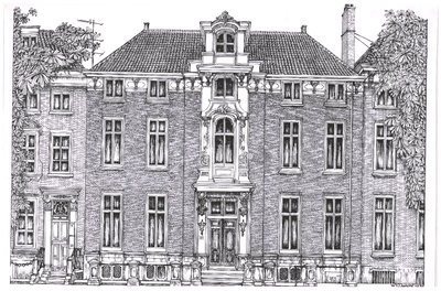 1756 Prinsessegracht 21: Kantoor Cobouw - voorgevel, 1979