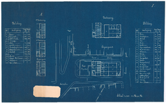 1777 Nieuwe Uitleg: Hogere Krijgsschool - situering en plattegronden. Smidsplein. Kanonstraat. Prinsessegracht, 1930-1950