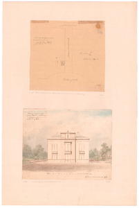 1835 Plein 1813: Villa in het Willemspark - voorgevel van ontwerp villa op bouwperceel Alexanderstraat (18) verkocht ...