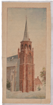 2365 Willem III Straat: Abdijkerk - ontwerp restauratie van de toren, 1929