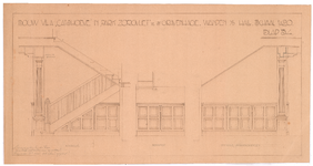 2397 Verlengde Tolweg: Villa Catshoeve - interieur. wanden van de hal. blad nr. 34., 1910