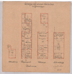 2411 Zuidwal 81: Woning - opmeting plattegrond, 1900-1920