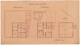 2426 Zwarteweg 6: woning - plattegronden, 1890