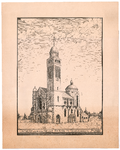 2439 Scheveningseweg: R.K. kerk Heilige Antonius Abt - ontwerp voor een nieuwe kerk te Scheveningen. architect Jos ...
