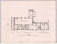 2569 Gevers Deynootplein: Palace Hotel - plattegrond. Verwey en Lugard's etablissement., 1900-1920