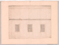 2577 Onbekend: gevel van een gebouw met drie ramen, 1750-1800