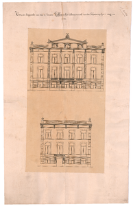 65 Alexanderveld: Villa - litho G.J. Thieme, Bouwkundig weekblad nr. 32 van 8-8-1891, 1891