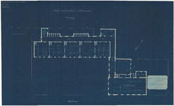 864 Hoefkade: School a/d Hoefkade, (Fannius Scholtenstraat) - plattegrond verdieping, 1894