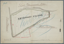 OAD 7232 Grens- of schetskaart behorend bij het bijzonder reglement van de Woudse polder