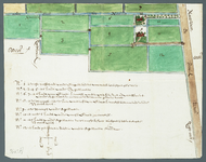oad 3643a [Kaart van de landerijen tussen de Broekweg, Broekmolensloot en de Geersloot ter illustratie van het recht ...