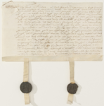 568 568De schepenen van Delft verklaren dat Willem van Assendelft zich borg heeft gesteld voor zijn zoon Gerard, als ...