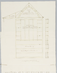 oad 636/19 Constructietekening van de heemraadschuur in 's-Gravenzande