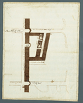 oad 713 [Tekening van het plan tot het plaatsen van twee molens aan de kolk van de Boonersluis, 1599?]