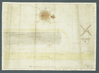 oad 734 [Opmeting van de kruin van de Maasdijk aan het Noordspui in Maassluis, 18de eeuw]