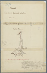 NAD 8548_B Grens- of schetskaart behorend bij het bijzonder reglement van de 's-Gravelandsche polder