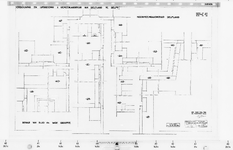 I-A1-6-20a Detailtekening van kasten van kamer 1e klerk en tekenkamer Technische Dienst van blad 64 (I-A1-1-17a). Blad ...