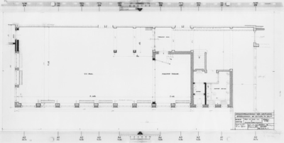 I-A3-11 Plan vergaderzaal Verenigde Vergadering : nieuwbouw Phoenixstraat