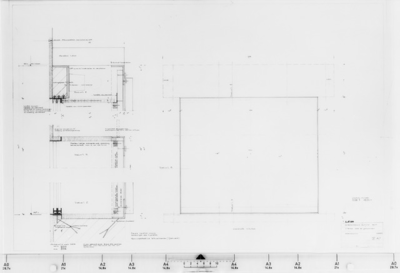 I-A3-233 Werktekening vitrine voor gangwanden. Blad 147 : nieuwbouw Phoenixstraat