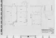 I-C-13 Plan tot aanpassing van het souterrain met het oog op brandgevaar Plattegrond van de keuken en woonkamer, met ...