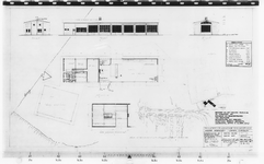 I-E-52 Gevels en plattegronden begane grond en zolderverdieping. Met situatietekening. Bestek 395, dienst 1964. ...