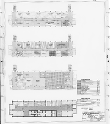 I-F-19 Plattegrond van alle verdiepingen met functionele indeling : centraal laboratorium aan de Broekmolenweg, Rijswijk