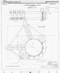 III-M-41 halsbeugel van de kleine deuren : keersluis in de Poldervaart en schotbalksluisje bij de lange brug in de Schie