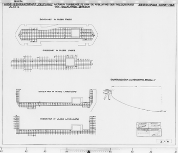 III-M-50 wapening van de bovenvloeren van pijlers en landhoofden : keersluis in de Poldervaart en schotbalksluisje bij ...