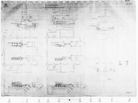 IV-A-45 plan nieuwe opstelling tandwielkasten : motorgemaal Zaayer 