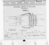 IV-A1-3 herstellingen aan de schutsluis te Nieuwe Sluis 2 bladen : motorgemaal Mr. dr. C.P. Zaayer voorontwerpen, ...