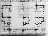 IV-A1-26 (dl. 2) plan gem. plattegrond (tekening Arch. Meijburg) : motorgemaal Mr. dr. C.P. Zaayer voorontwerpen, ...