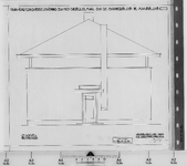 IV-A1-42 dubbele woning plan zijgevel (tekening Arch. Meijburg) : motorgemaal Mr. dr. C.P. Zaayer voorontwerpen, ...