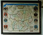 29 GR4 't Hooghe Heymraedtschap vande Landen van Woerden , met wapenschilden aan beide zijden, c. 1670