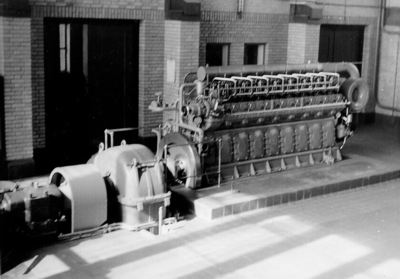 658 De dieselmotor in het dieselgemaal mr dr. C.P. Zaaijer te Maassluis., (1928?)