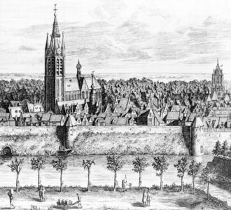 259 Het Gemeenlandshuis en omstreken van Delft.