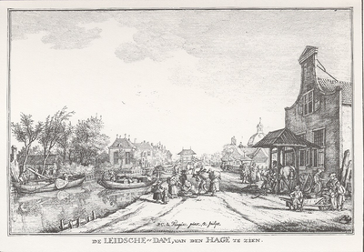 1264 Sluis te Leidschendam door P.C. la Fargue, ca. 1770., (1988?)