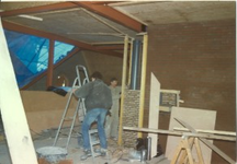 1751 Nieuwbouwwerkzaamheden interieur Gemeenlandshuis Delfland te Delft, 1989
