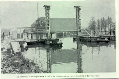 1778 A. doorbraak van de kade tussen Poldervaart en de polder Noord-Kethel op 24 april 1903 ter hoogte van het ...