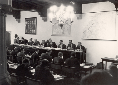 1787 Verenigde Vergadering 1984 in de VV-zaal Gemeenlandshuis te Delft, 1984