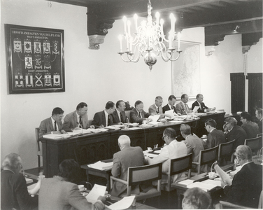 1788 Verenigde Vergadering 1984 in VV-zaal Gemeenlandshuis te Delft, 1984