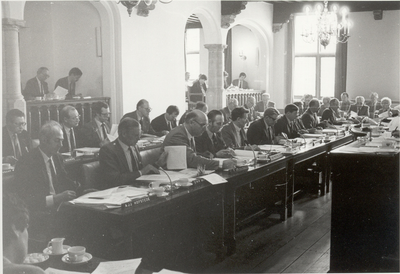 1789 Verenigde Vergadering maart 1986 in VV-zaal Gemeenlandshuis te Delft, 1986/maart