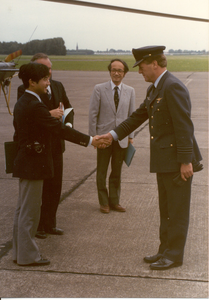1816 Ontvangst en rondleiding van Zijne Keizerlijke Hoogheid prins Naruhito van Japan op 6 juli 1984, in het kader van ...
