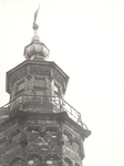 1848 Het torentje van het gemeenlandshuis te Delft, met bovenop de meerman