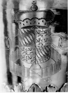 766 Het wapen van het hoogheemraadschap in de hensbeker van 1682., 1972